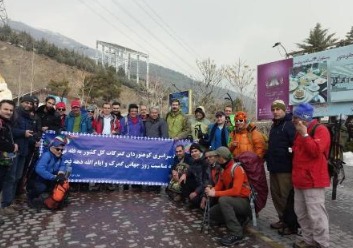 برگزاری همایش صعود به قله توچال توسط گروه کوهنوردی گمرک